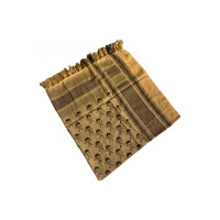 Écharpe Keffiyeh unisexe en coton, motif géométrique, légère, style Moyen-Orient, accessoire pour toutes les saisons, usage quotidien