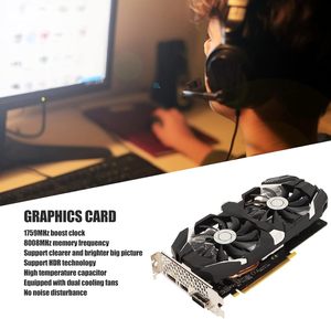 <span class=keywords><strong>1060</strong></span> 6GB GDDR6 192bit nouvelle carte graphique de jeu de bureau VGA DVI PCIE GPU ventilateurs de refroidissement Interface PCI Express pour une utilisation au poste de travail - Product Image 5