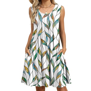 Robe-veste imprimée décontractée pour femmes JAC22 D25027, printemps-été - Product Image 6