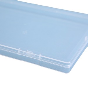 Transparent Plastic <b>Storage</b> <b>Box</b> Rectangle B0 Series Covered Desktop Organizer for <b>Documents</b> Jewelry Electronics Parts - Product Image 5