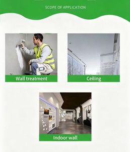 ผงโป๊วผนัง QYM Base ปลอดสารพิษ เป็นมิตรกับสิ่งแวดล้อม ป้องกันการแตกร้าว ผสมทราย 15 กก. สำหรับงานเคลือบหนา ใช้กับเกรียงเดี่ยว ปิดรอยแตก 5 มม. - Product Image 2