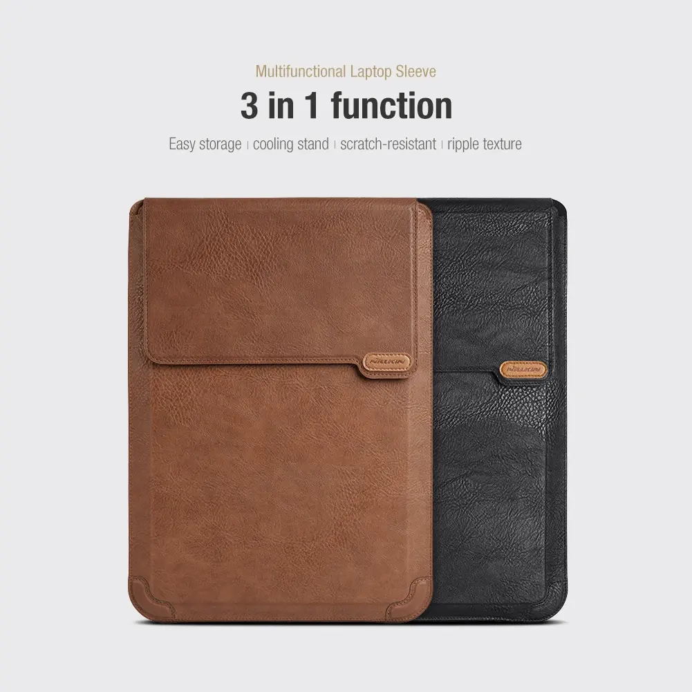 Haoen High Quality Laptop Sleeve For Macbook 14 Inch Computer Case 3-In-1