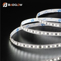 Tira de Luz LED Flexible de 24V 2835 9W 8MM 3000K 4000K 6000K IP20 para Interiores, 10M, Voltaje Constante, Gran Venta