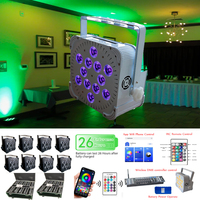 Projecteur LED DMX carré 12x18W à batterie pour éclairage de bar - Meilleures ventes