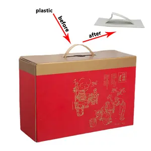Wholesale Eco-friendly Storage Boxes Cardboard Box Paper Bag Handle Corrugated Box Handle