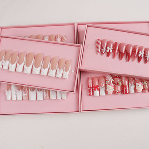 <span class=keywords><strong>Uñas</strong></span> Postizas <span class=keywords><strong>de</strong></span> Lujo Reutilizables con <span class=keywords><strong>Diseño</strong></span> Navideño <span class=keywords><strong>de</strong></span> Moda, Cobertura Completa, Pre-diseñadas, con Pegamento, <span class=keywords><strong>para</strong></span> Fiestas y Bodas - Product Image 4