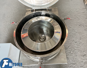 Décanteur style centrifugeuse décantation, tambour roulant <span class=keywords><strong>sans</strong></span> trous, matériau en acier inoxydable conforme aux exigences GMP - Product Image 5