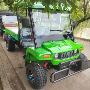 Disesuaikan kargo hijau Jeep transportasi khusus tahan lama multiguna listrik Jeep oleh produsen - Product Image 4