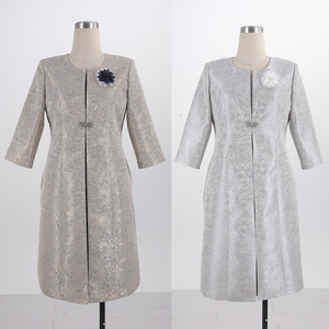 Tenues et Robes Formelles d'Automne pour Femmes Africaines 2025, Grande Taille, 100% Polyester, Longueur Genou - Product Image 2