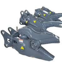 Cisaille hydraulique pour ferraille métallique, cisaille pour mini-excavatrice, cisaille hydraulique pour la découpe de ferraille