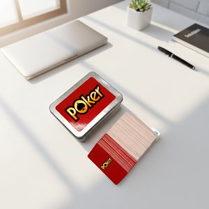 Boîte <span class=keywords><strong>de</strong></span> rangement vide personnalisée pour cartes <span class=keywords><strong>de</strong></span> <span class=keywords><strong>jeu</strong></span>, étui en métal pour cartes <span class=keywords><strong>de</strong></span> poker, jeux <span class=keywords><strong>de</strong></span> société pour adultes et familles - Product Image 3