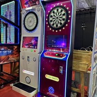 Machine de fléchettes électronique à monnayeur de type armoire, modèle de luxe, marque Yaokun, avec écran double