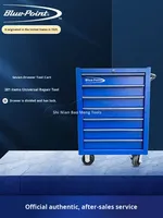 Juego de Herramientas de Reparación de Máquinas Blue-Point de 381 Piezas, Juego Combinado de Reparación Universal, Resistente, con Carro de Herramientas de 7 Cajones