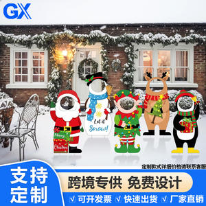 Letreros Decorativos Navideños para Exteriores, Patio, Jardín, Accesorios para Cabina de Fotos, Decoración para Fiestas Navideñas - Product Image 5