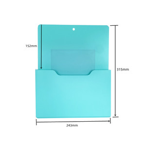 Pp nhựa hộp từ A4 Kích thước tập tin thư mục chủ đa năng túi tài liệu cho các trường học ví hoặc Pocket sử dụng - Product Image 1