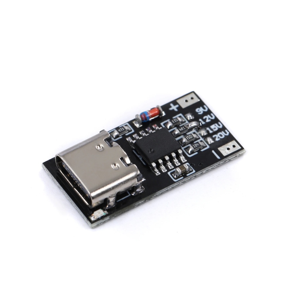 5x USB-C PD Trigger Board Modul – Decoy-Board Für Schnellladung, 100W, 4-22V Eingang, DIP-Schalter Für 20V, Für QC Und PD3.0