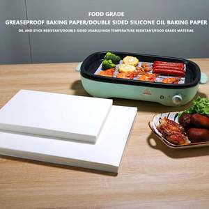 Papier sulfurisé blanc pré-coupé double face chauffant pour la cuisson des biscuits et des pains - Product Image 2