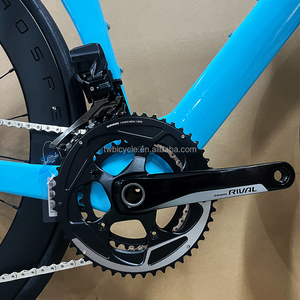 Bicicleta de Carretera de Fibra de Carbono con Cambio Electrónico Inalámbrico de 24 Velocidades, Frenos de Disco Ligeros, 700C, Bicicleta de Carreras para Adultos - Product Image 5