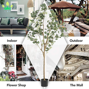 Arbre artificiel plante <span class=keywords><strong>Eucalyptus</strong></span> arbre grand moderne grande plante en <span class=keywords><strong>pot</strong></span> pour <span class=keywords><strong>intérieur</strong></span> extérieur maison bureau parfait articles ménagers cadeau décor - Product Image 4