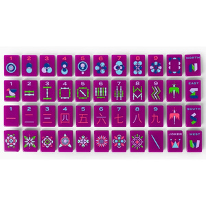 Holly Jolly Ensemble de Mahjong Américain de Noël de Luxe à 5 Niveaux, 160 Tuiles en Acrylique, Portable, Design Festif Casse-Noisette, Idéal pour un Cadeau - Product Image 2