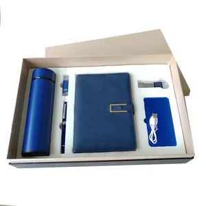 Coffret cadeau de classe supérieure avec stylo, porte-clés, batterie externe <span class=keywords><strong>USB</strong></span>, tasse isotherme - Product Image 1
