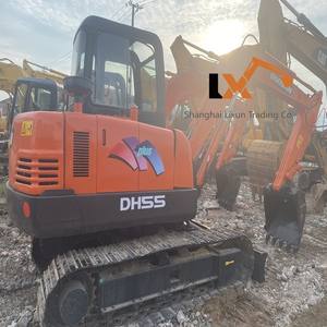 Mini pelleteuse Doosan dx55 d'occasion, originale, pelleteuse hydraulique d'occasion, haute norme, mini pelleteuse coréenne d'occasion, doosan - Product Image 1