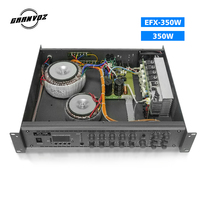 Système de sonorisation professionnel en métal 120W, amplificateur actif mural 2U ECHO, son stéréo, 3 lignes/3 micros/WiFi, design portable