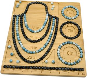 Wooden <strong>Bead</strong> <strong>Board</strong> Jewelry Bamboo Beading <strong>Board</strong> for Bracelet Making Bracelet <strong>Bead</strong> <strong>Board</strong> - Product Image 4