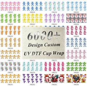 Vinilos UV <span class=keywords><strong>de</strong></span> 16oz para vasos, impermeables y lavables, con diseños <span class=keywords><strong>de</strong></span> dibujos animados, para vasos térmicos, venta al por mayor <span class=keywords><strong>de</strong></span> fábrica, calcomanías con logotipo personalizado, transferencia lista para usar - Product Image 4