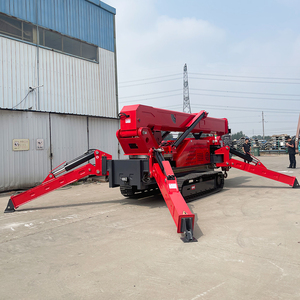 Mini-grue araignée mobile 12t pour travaux en allées étroites, grue araignée 5t 8t pour levage de rails en acier avec nacelle, grue araignée 3t ELC - Product Image 2