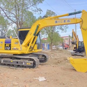 รถขุดไฮดรอลิกแบบตีนตะขาบ Komatsu PC110 รุ่นดั้งเดิม รถขุดขนาดเล็ก สภาพดี รถขุดมือสอง - Product Image 2
