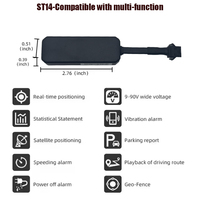 Expédition Rapide Traceur GPS ST14 2G pour Voiture Moto, Suivi en Temps Réel, Géolocalisation, Coupure Moteur à Distance, Plateforme de Suivi Gratuite
