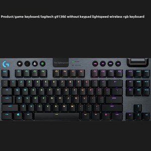Teclado Mecánico Programable <span class=keywords><strong>Logitech</strong></span> G913 Inalámbrico, con Cable y Tres Modos, <span class=keywords><strong>TKL</strong></span> de 87 Teclas, Ultrafino, RGB, para Juegos de Bajo Perfil - Product Image 1