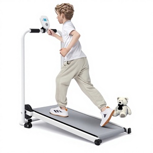 <span class=keywords><strong>Tapis</strong></span> <span class=keywords><strong>de</strong></span> marche mécanique pliable multifonctionnel sans fil pour enfants, avec amortissement et roues en acier - Product Image 2