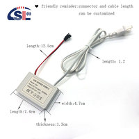 Miroir de salle de bain LED intelligent à trois couleurs 12V 1A 12W avec interrupteur tactile intelligent pour miroir intelligent