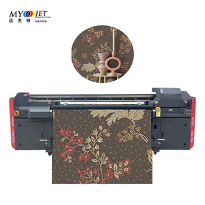 Myjet printer uv hibrida, dekorasi interior kulit pu untuk luar ruangan dan dalam ruangan 6 kaki 1.8m GEN5 GEN6