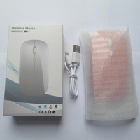 Mouse Nirkabel Isi Ulang dengan Lampu Latar 2.4ghz