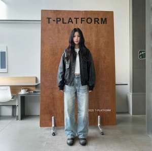 Women's Washed Distressed Whiskers Style Jeans High-End Vintage Bootcut Pants Casual <b>Denim</b> Summer Solid Pattern Trousers - Product Image 1