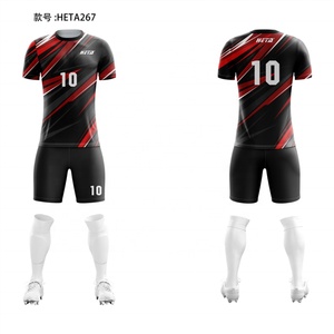 Custom Team Club Uniform Full Soccer Kit Set Uniforms With <b>Socks</b> for Sale Soccer Kits Mens Football Uniform - Product Image 6