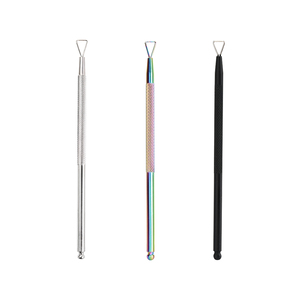 Spingi Cuticole a Doppia Punta Triangolare, Rimuovi Smalto e Strumento per Manicure, Raschietto per Cuticole - Product Image 1