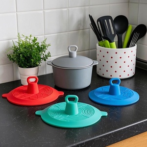 Manufacturer Custom Reusable <b>Silicone</b> Microwave Cover Lids Heat Resistant Suction Bowl Covers for Pots Cups & Bowls - Product Image 1