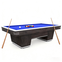 Table de billard de 9 pieds en bois massif sur mesure, fabriquée en Chine, de qualité tournoi, table de billard à carambole multifonctionnelle en cuir
