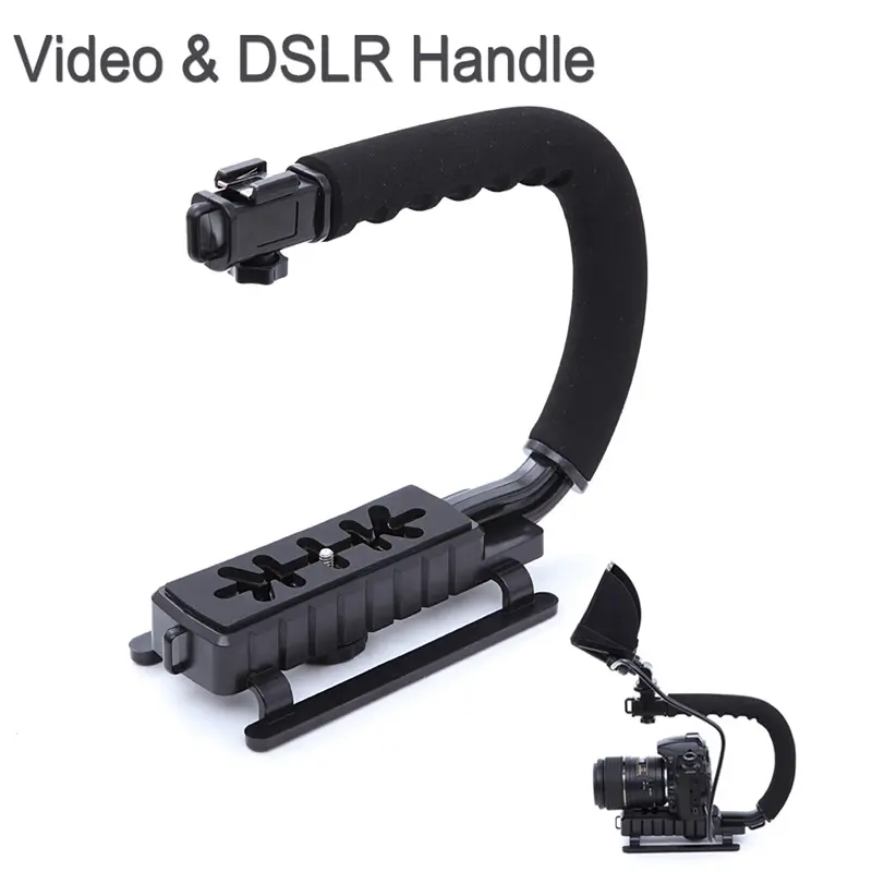 Stabilizzatore palmare più recente fisso per fotocamera del telefono flash Video stabilizzatore palmare azione della fotocamera stabilizzatore impugnatura ND 998