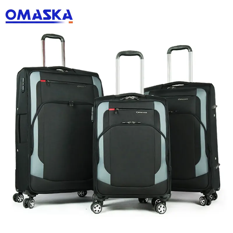 New factory 3 pieces wheeled traveling bags sample trolley luggage sets