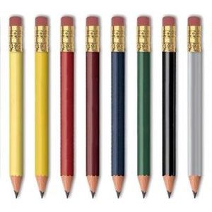Mini Cute HB#2 Wooden Golf Pencil with <b>Eraser</b> Top Standard Pencils in Bulk for Kids School Office Use - Product Image 1
