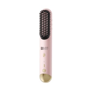 Hair Styling Comb Curling Iron Wireless Charging Negative Ion Portable Volumizing Straightening Dual Purpose - Product Image 3