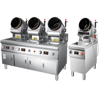 Nouvelle arrivée Semikron : Machine de cuisson automatique intelligente de luxe en acier inoxydable, style tambour, wok rotatif haute efficacité