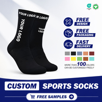 Chaussettes de cyclisme personnalisées pour hommes et femmes, chaussettes de course en plein air, chaussettes de montagne, chaussettes de sport respirantes absorbant la transpiration, chaussettes tricotées