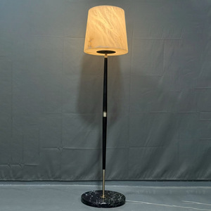 Floor <b>Lamp</b> Led Light Source Marble Base Living Room Standing <b>Lamp</b> With <b>Switch</b> Control - Product Image 1