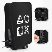 Housse anti-poussière pour PS5 Pro/PS5, housse de protection pour console de jeu, étui imperméable, lavable, doublure douce, protection anti-poussière